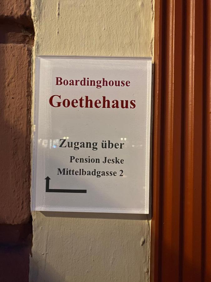 Boardinghouse Goethehaus Heidelberg Exterior foto